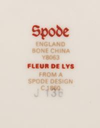 A Spode Porcelain Dinner Service