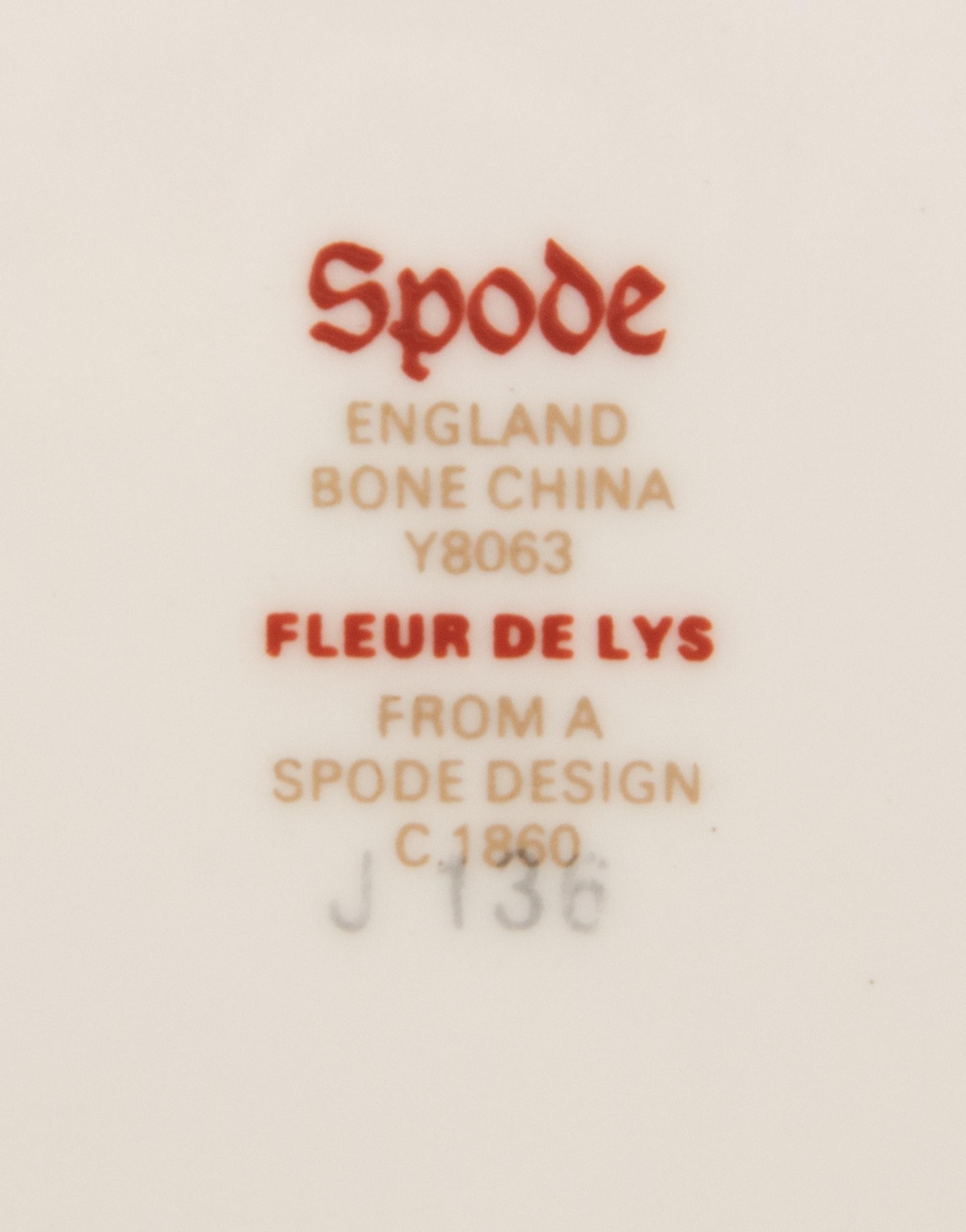 A Spode Porcelain Dinner Service