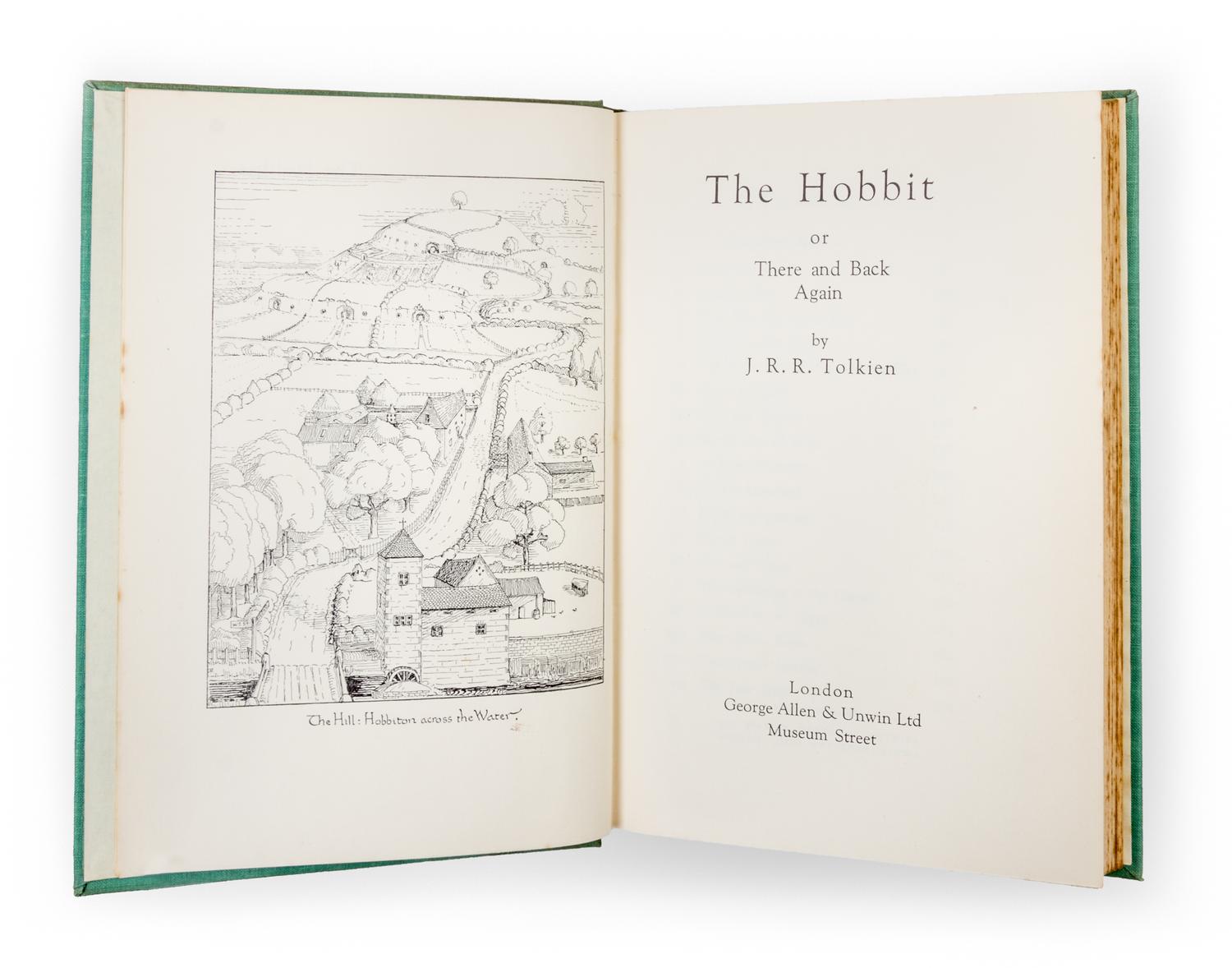 TOLKIEN, J. R. R. The Hobbit; or There and Back Again. London, 1937. First edition, first state jacket.