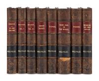 MELVILLE, Herman (1819-1891). A group of 7 uniformly bound works, comprising: