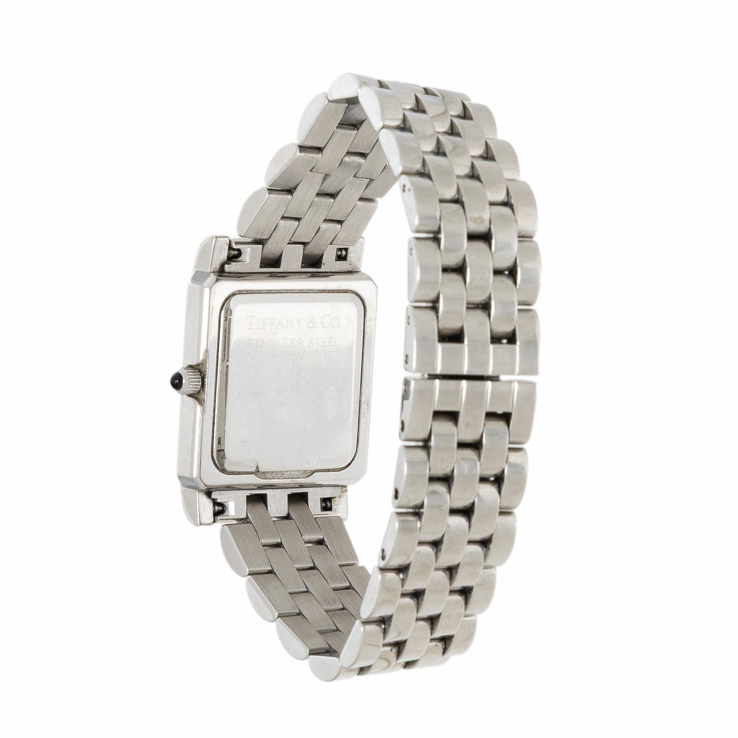 TIFFANY & CO., STAINLESS STEEL WATCH