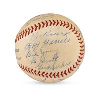 A 1939 Philadelphia Phillies Team Signed Autograph Baseball (Beckett Authentication Services)