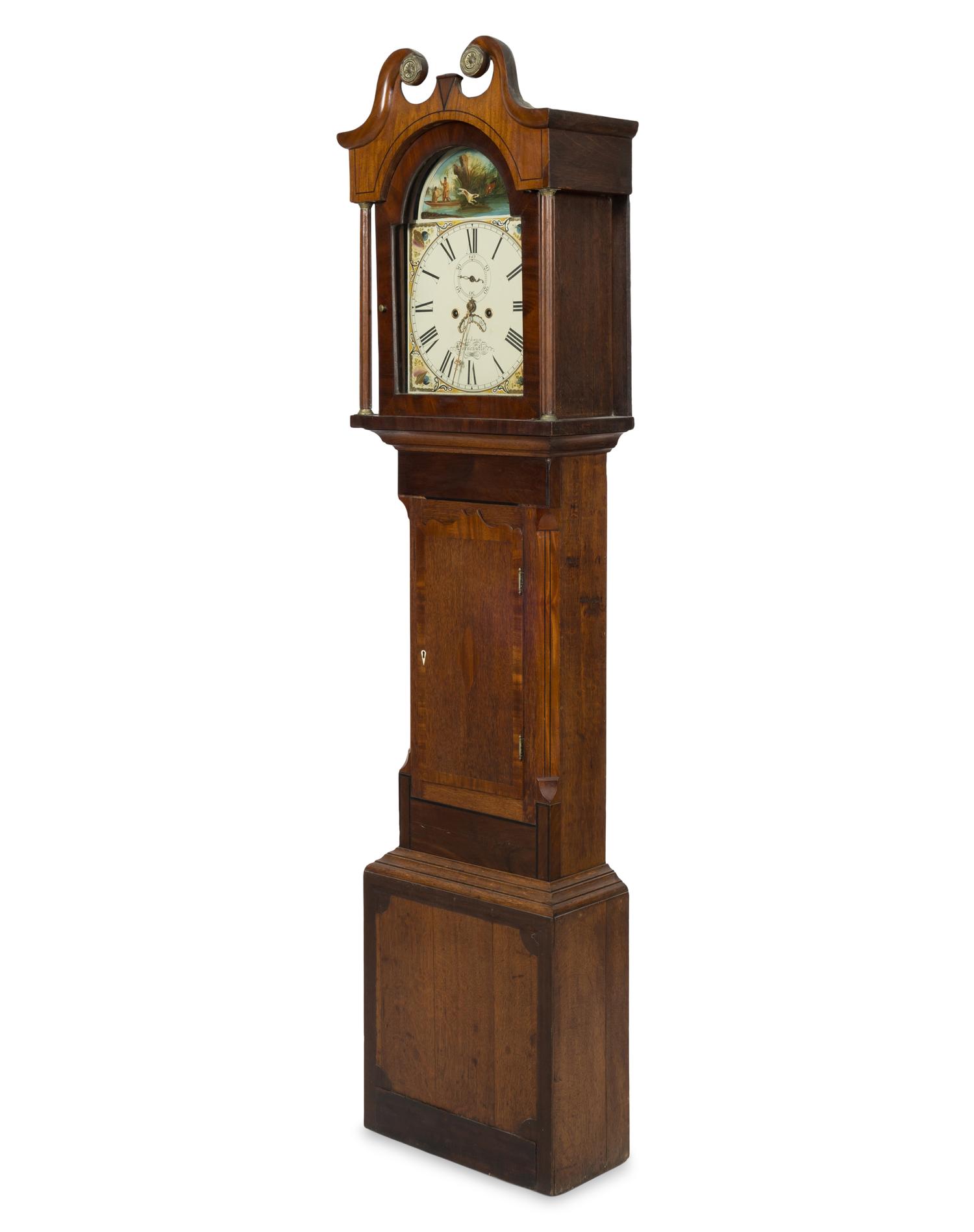 An English Mahogany Longcase Clock