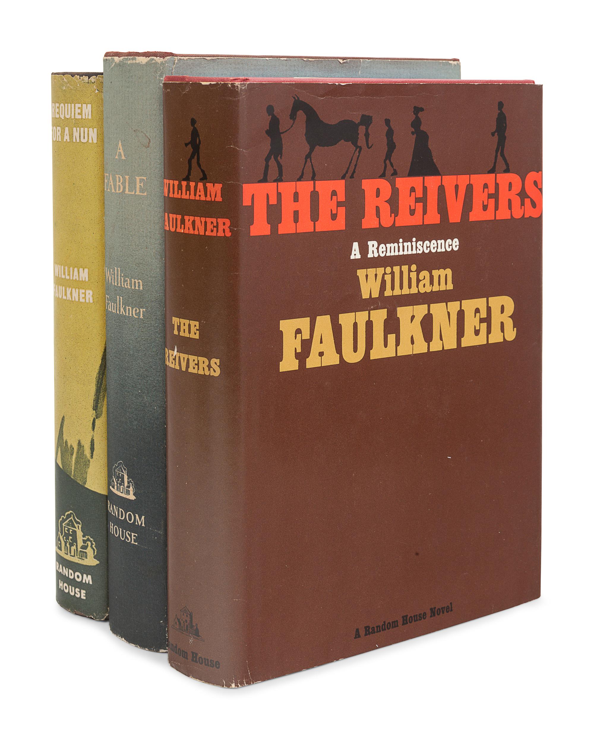 FAULKNER, William (1897-1962). A group of FIRST EDITIONS, comprising: