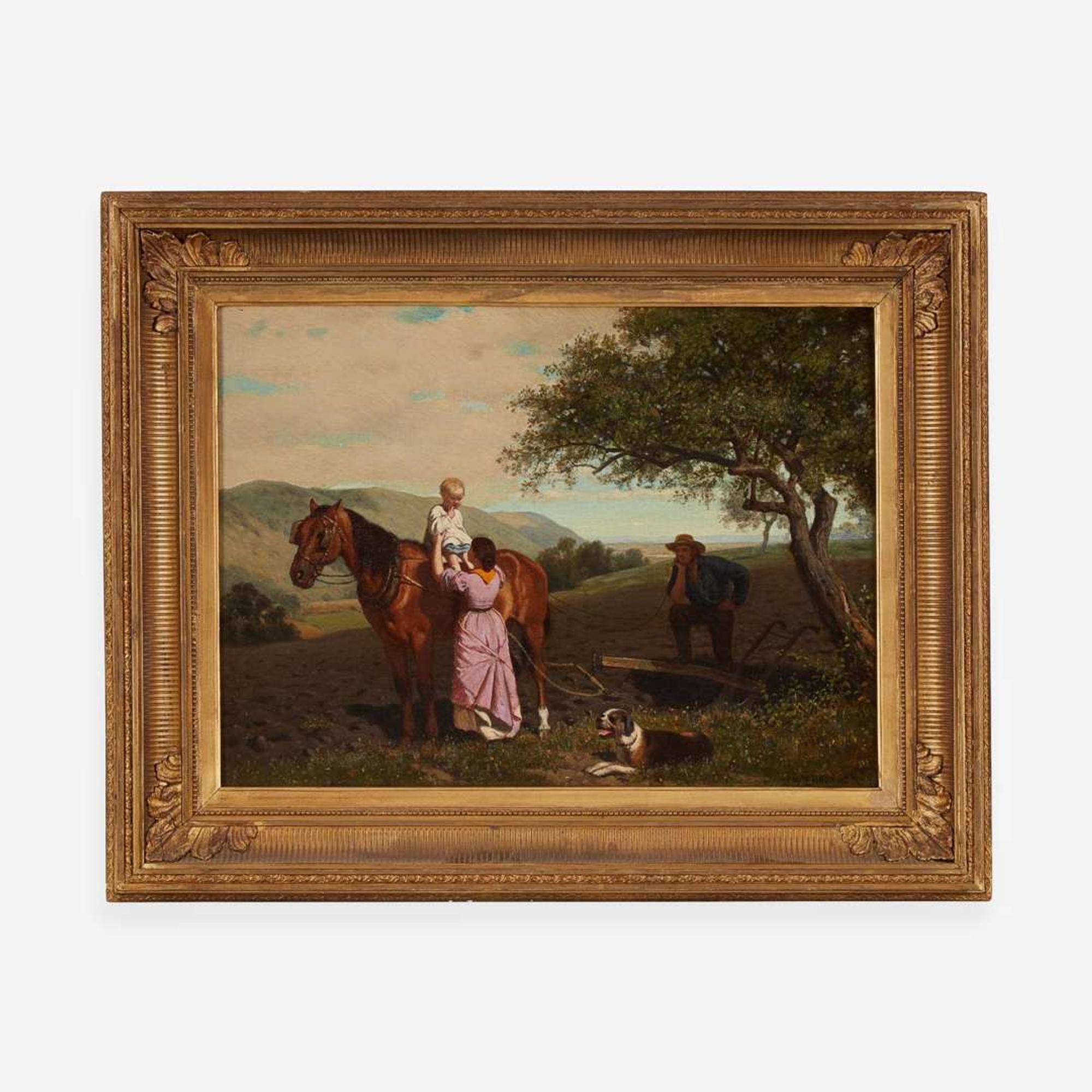 John Whetten Ehninger (American, 1827–1889) A Break in the Day