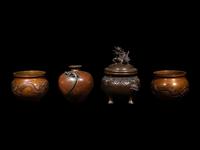 Four Japanese Bronze Articles