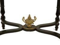 A Napoleon III Pewter and Brass Inlaid Ebonized Dressing Table — CIRCA 1870