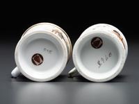 Two Porcelain Occupational Shaving Mugs