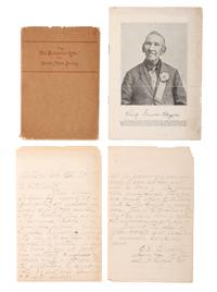 RILEY, James Whitcomb (1849-1916). “ The Old Swimmin’-hole,” and 'Leven More Poems . Indianapolis, IN: George C. Hitt & Co., 1883. Plus.