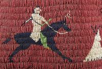 Cheyenne River Sioux Beaded Pictorial Hide Vest