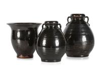 Five Jugtown Pottery Vessels