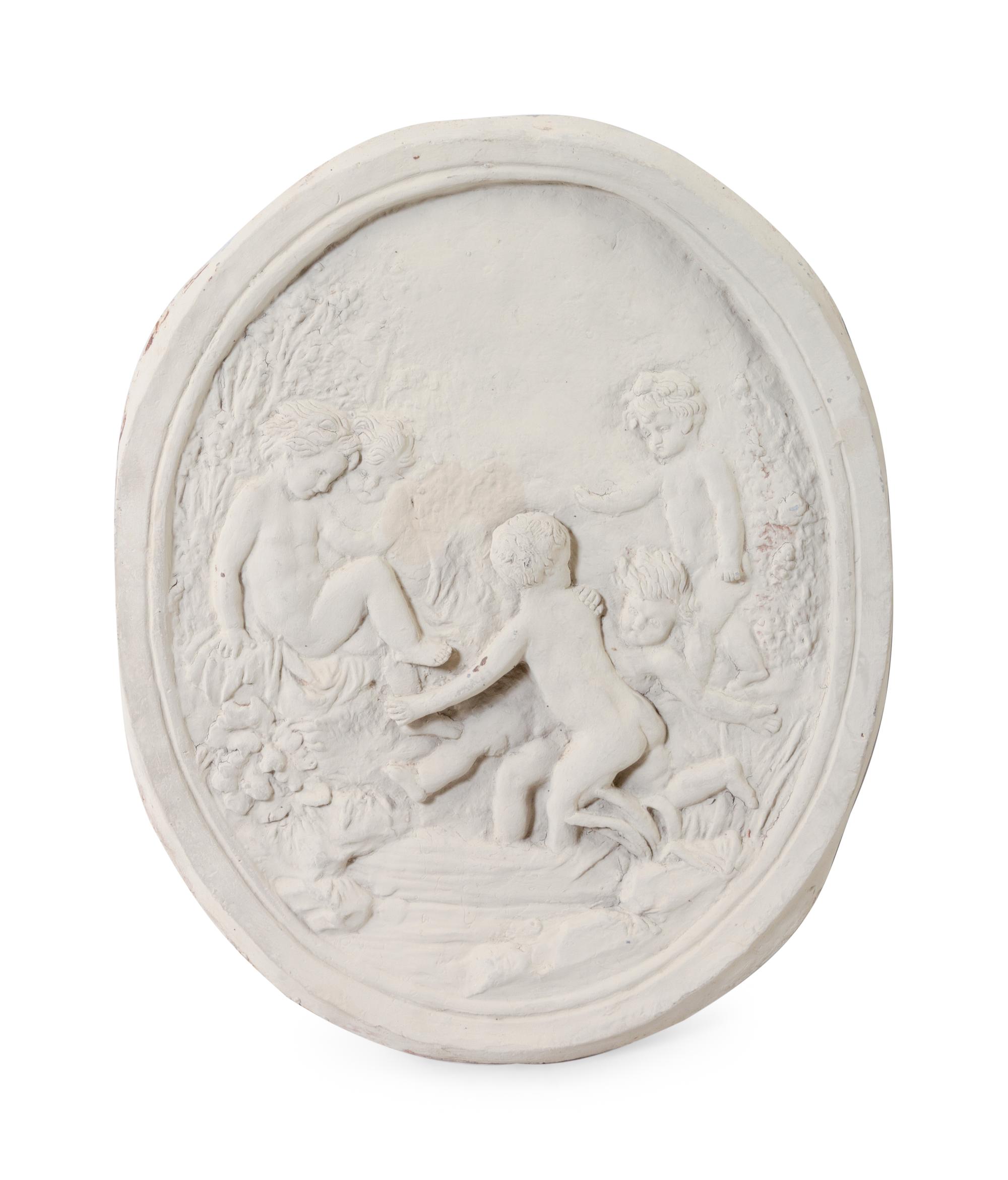 Three Louis XV Style Cast Metal and White Painted Panels