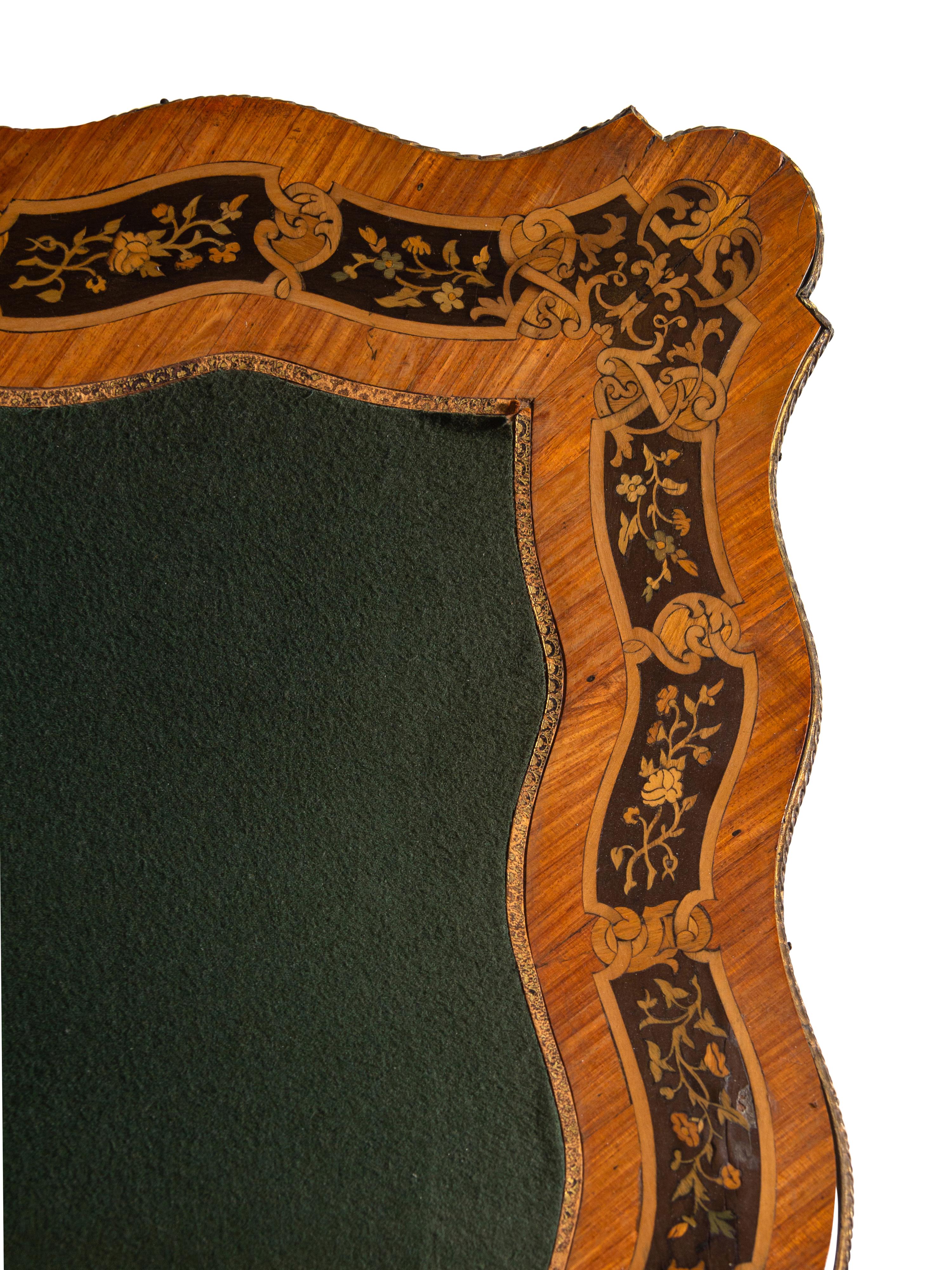 An Italian Marquetry Flip-Top Table