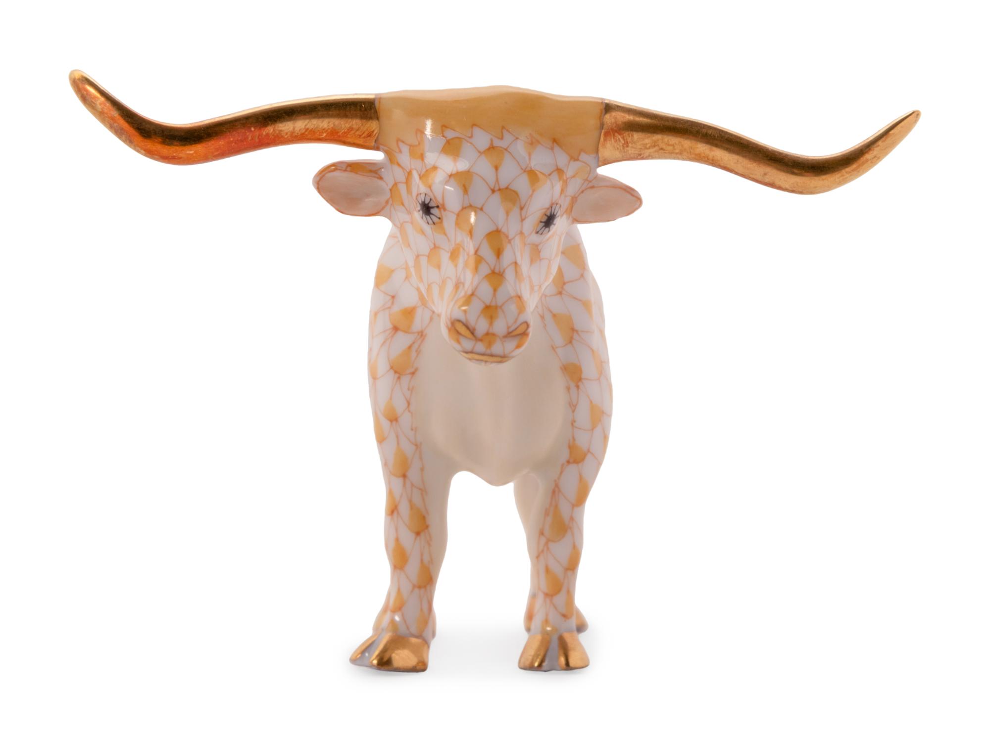 Four Herend Porcelain Animal Figures