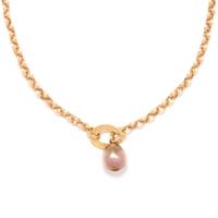 YVEL, YELLOW GOLD AND CULTURED TAHITIAN PEARL NECKLACE
