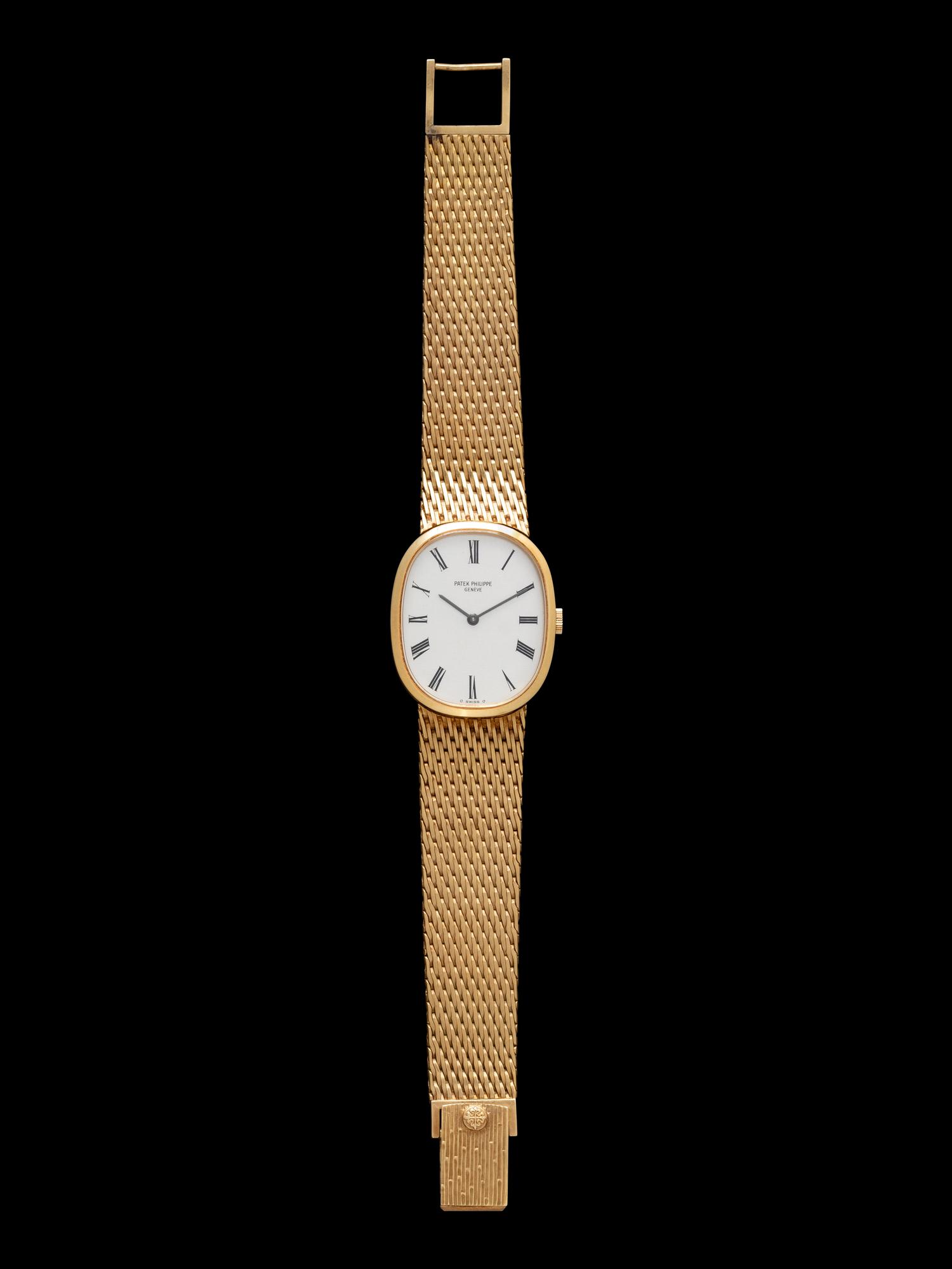 PATEK PHILIPPE, 18K YELLOW GOLD 'ELLIPSE' WATCH