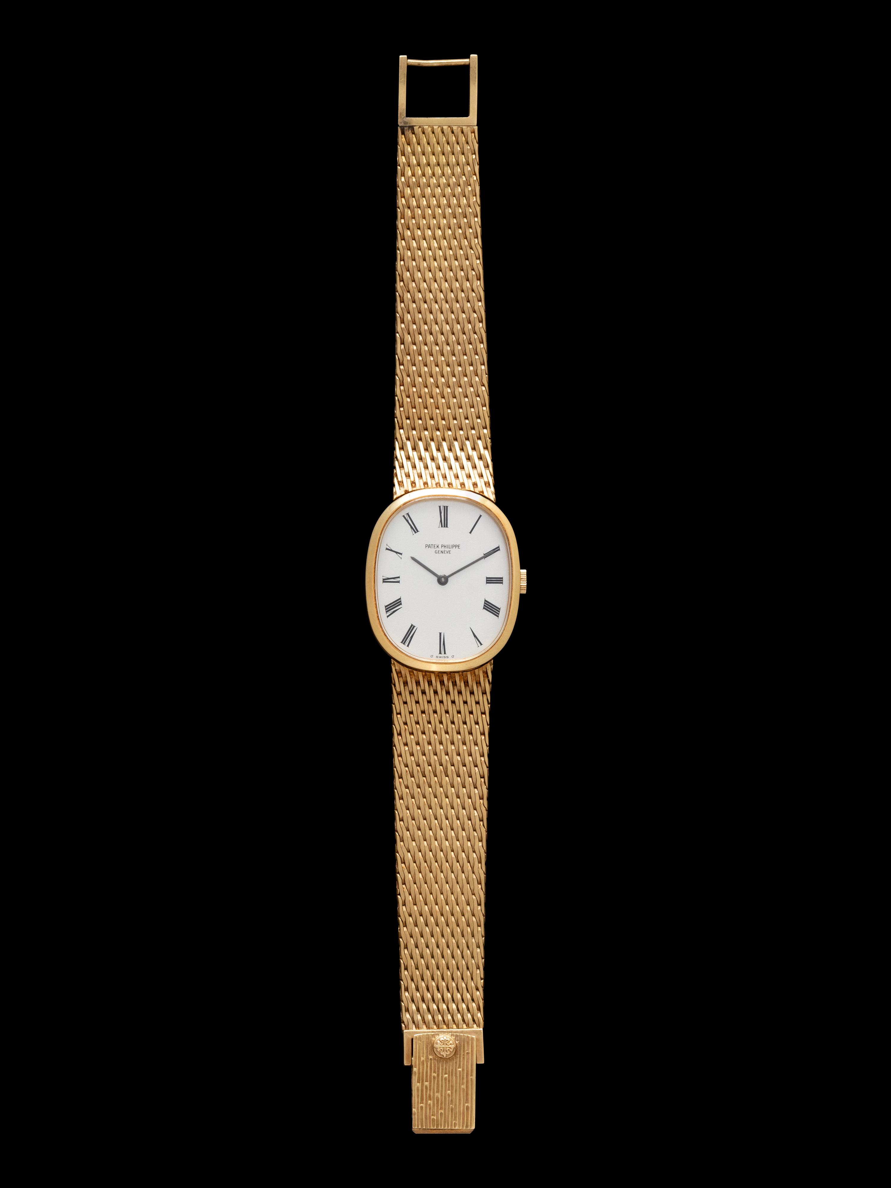 PATEK PHILIPPE, 18K YELLOW GOLD 'ELLIPSE' WATCH