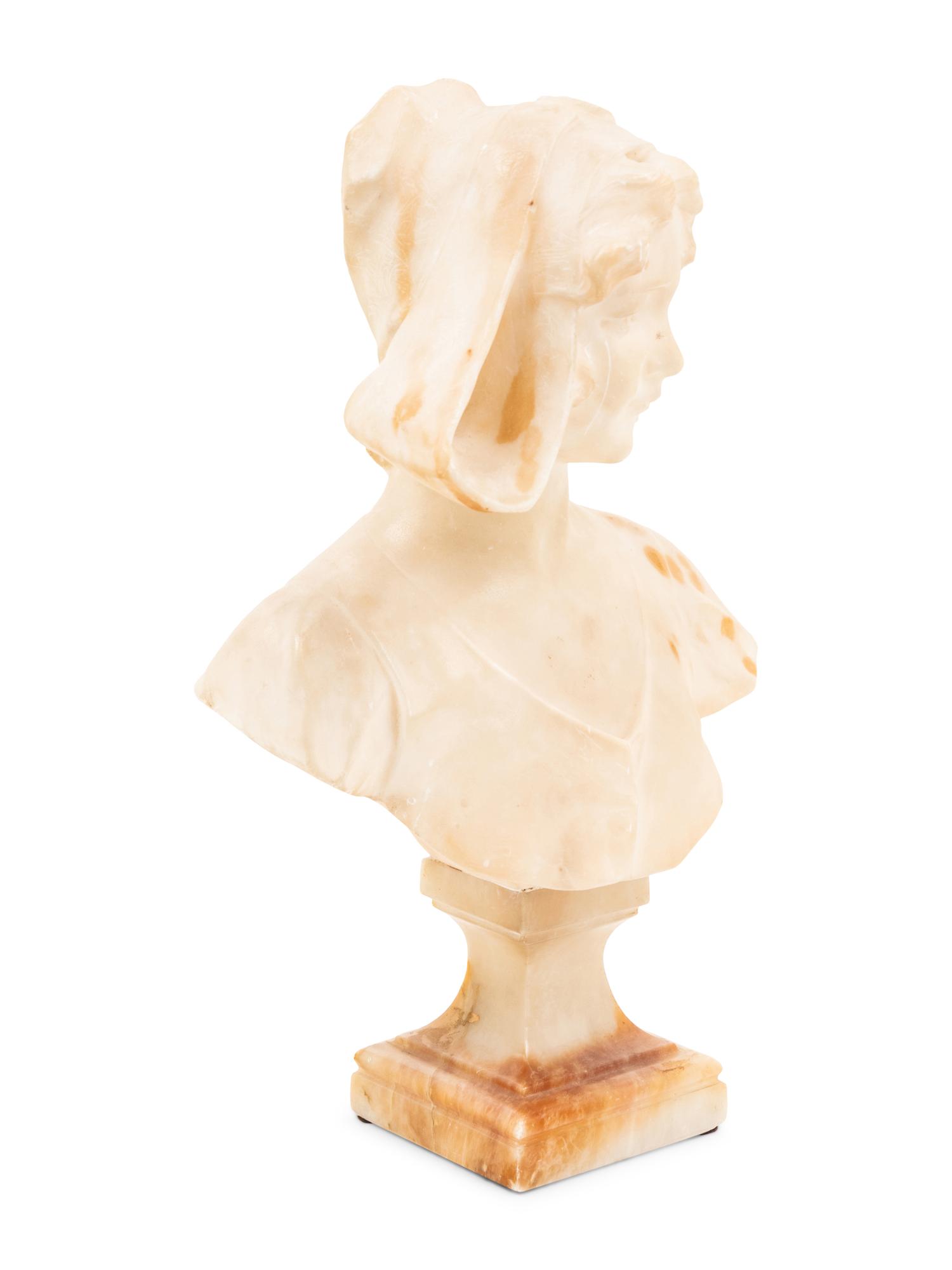 An Italian Alabaster Bust