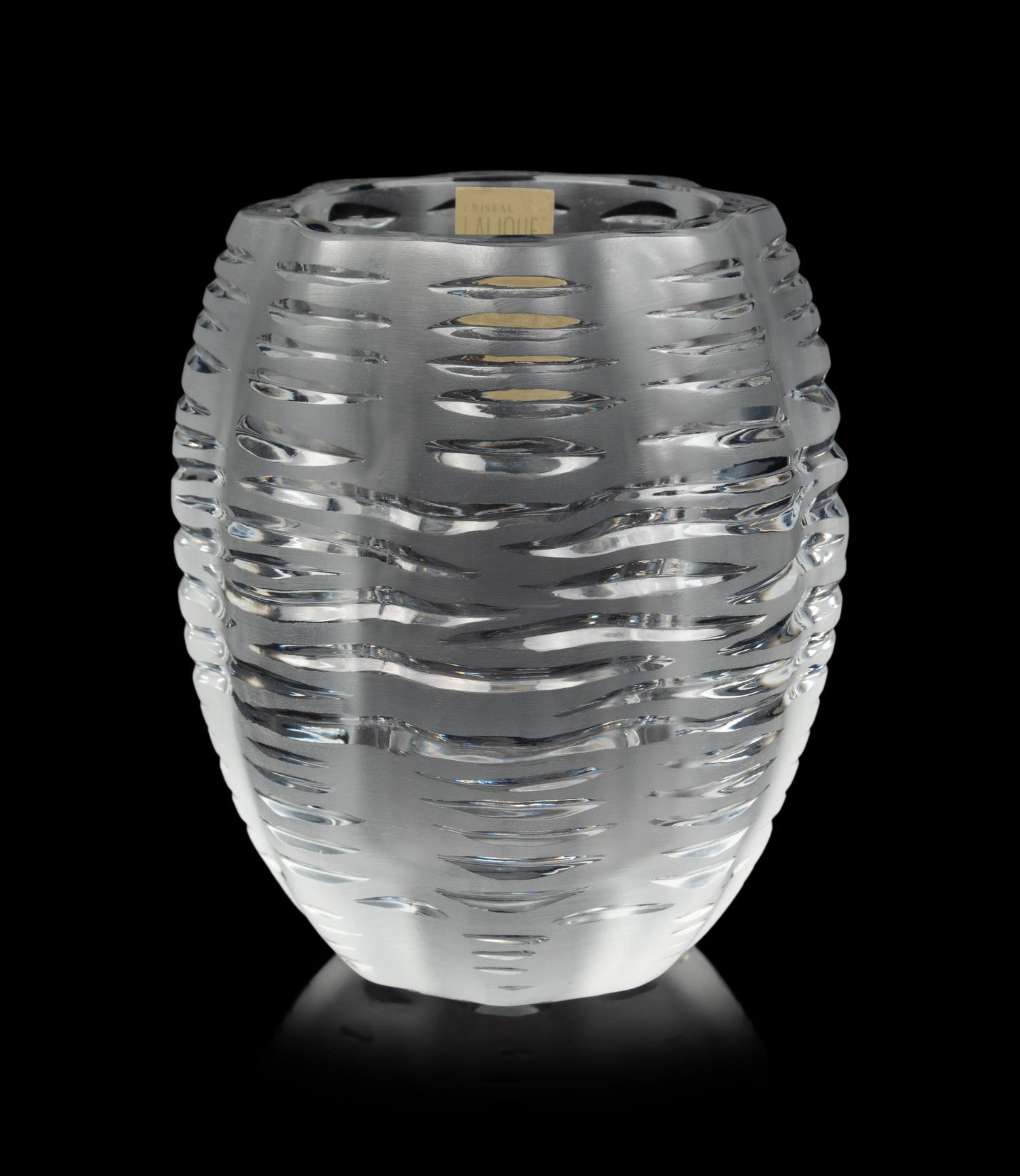 A Lalique Iseran Vase