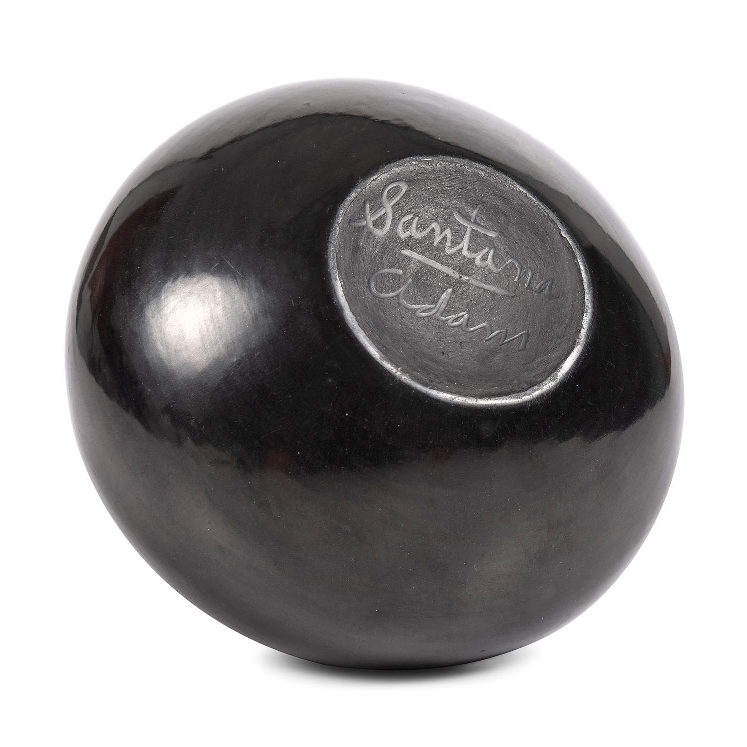 Blackware Pottery Jar
