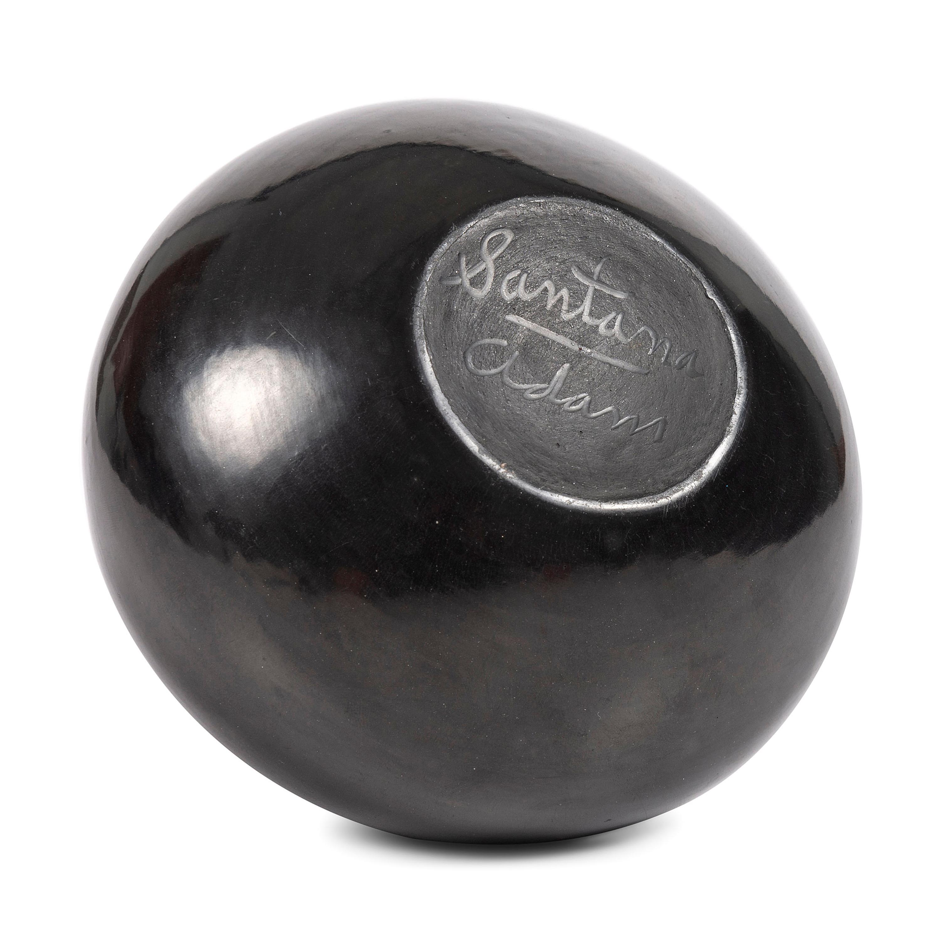 Blackware Pottery Jar