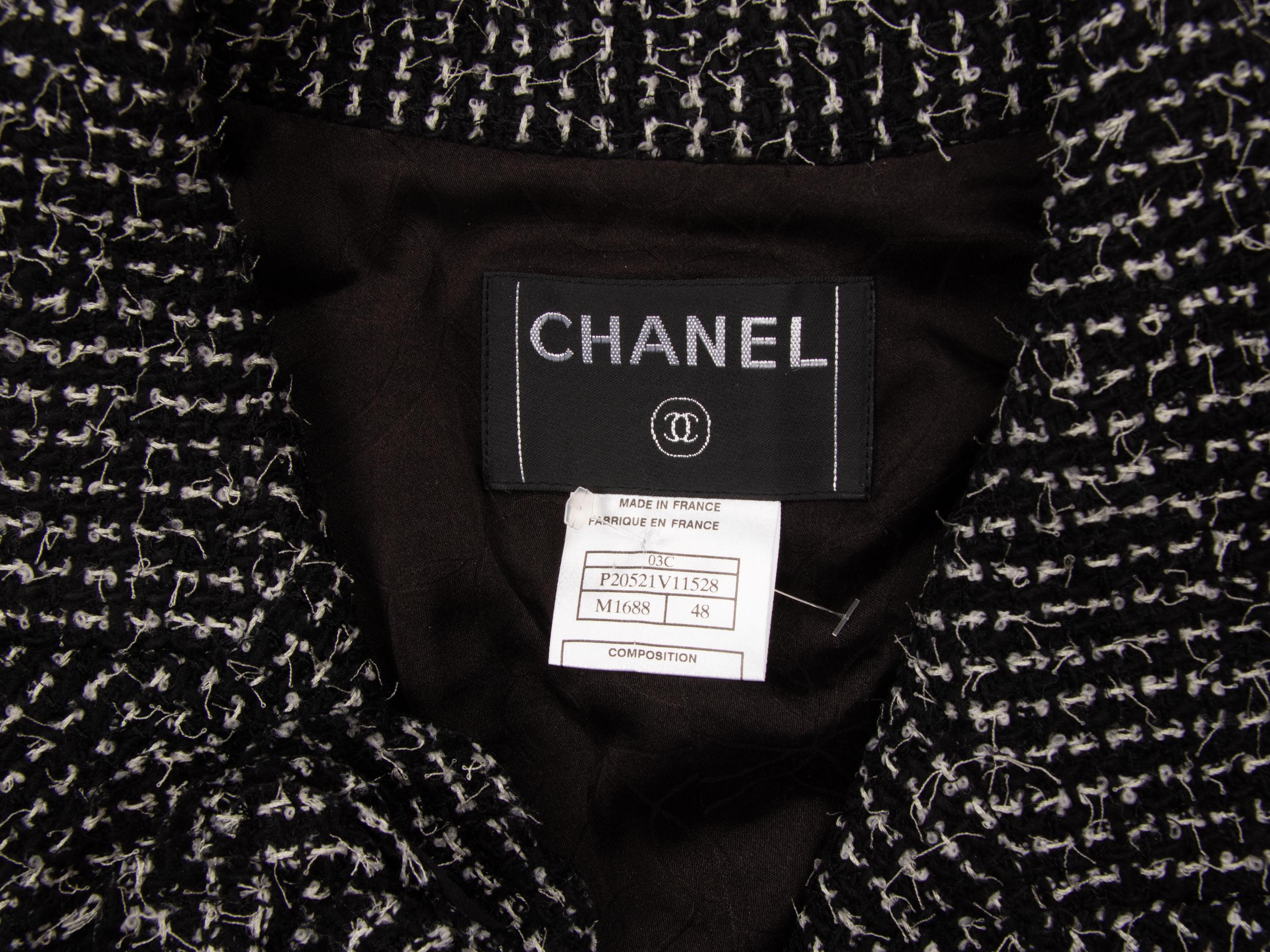 Chanel, Eyelash Tweed Jacket with Camellia Pins