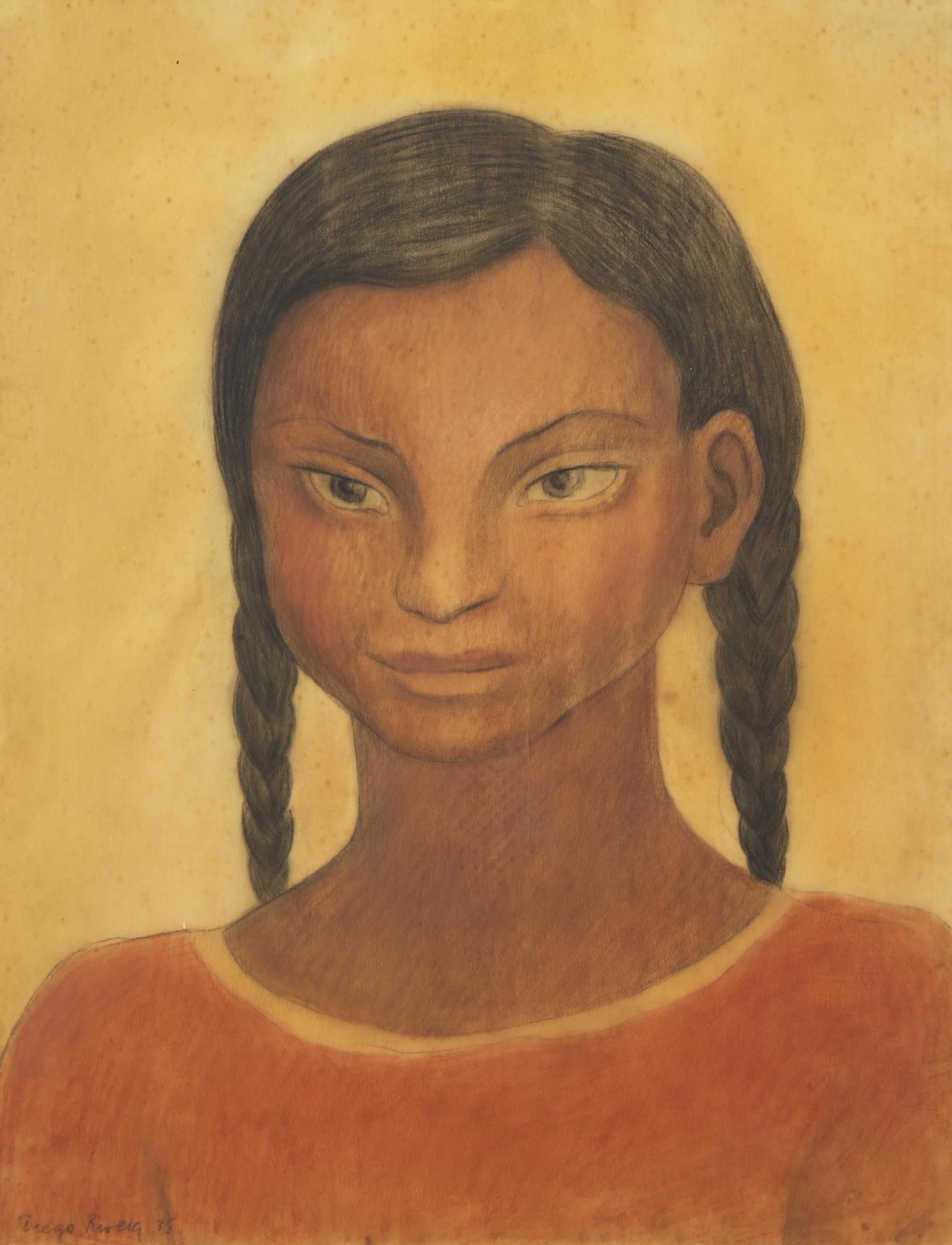 Muchacha con Trenzas (Girl with Braids) , 1935