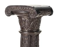 A Continental Metal-Mounted Pedestal