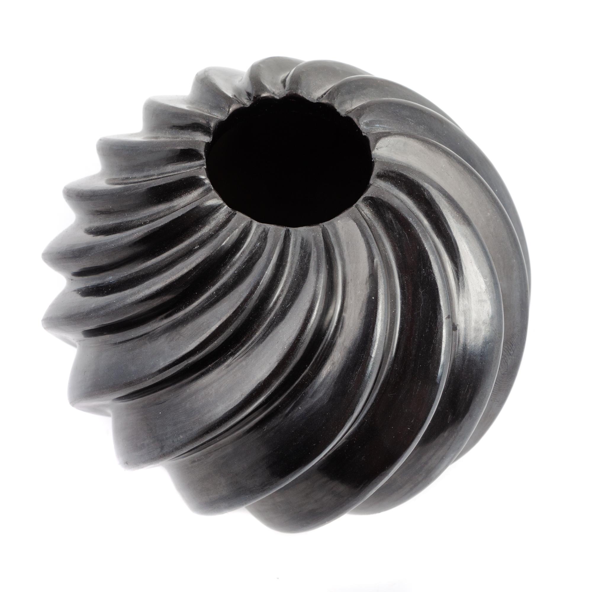 Blackware Melon Swirl Jar