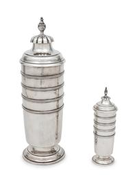 An American Silver Cocktail Shaker Set