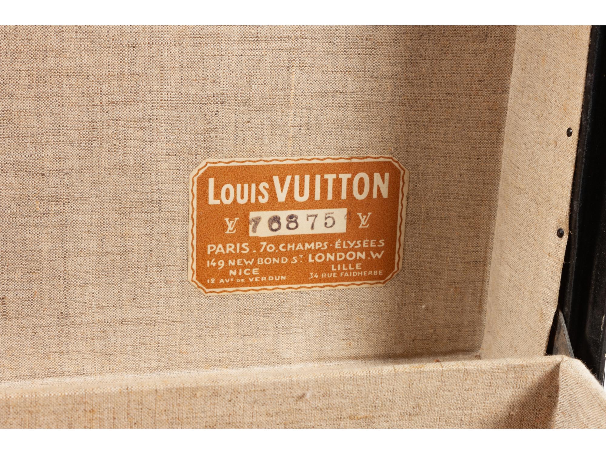 Vintage Black Louis Vuitton Suitcase