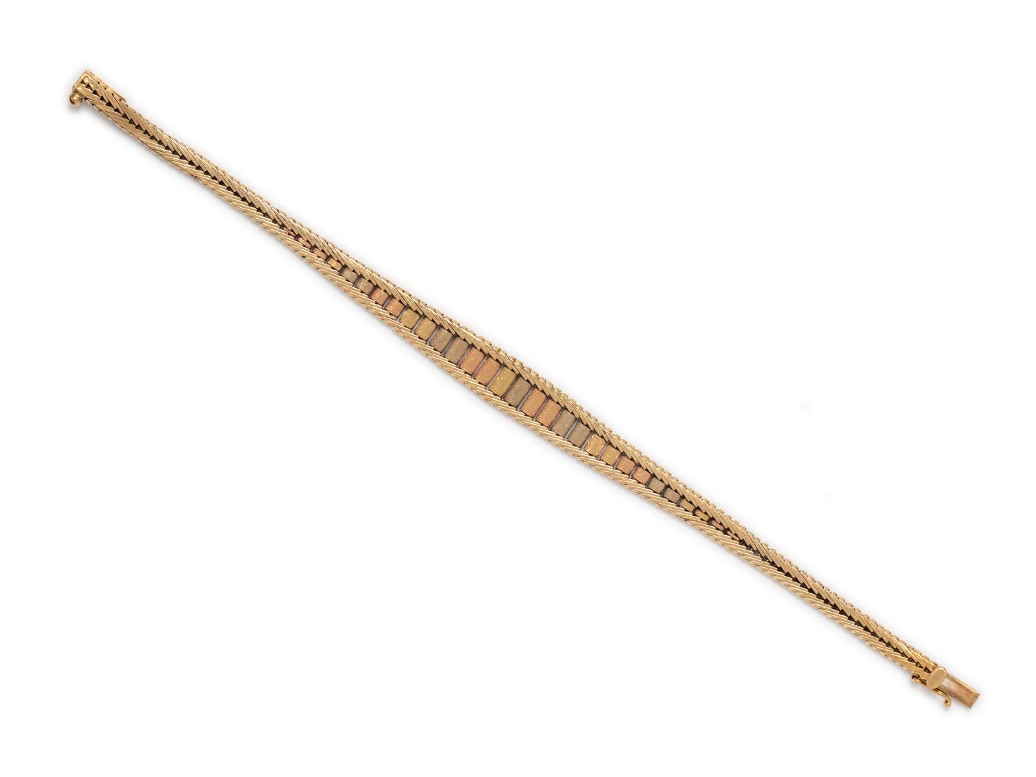 TRICOLOR GOLD BRACELET