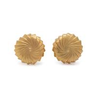 ANGELA CUMMINGS, YELLOW GOLD EARCLIPS
