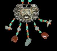 Two Chinese Silver Necklaces