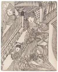 Madge Gill, (British, 1882-1961), Untitled