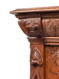 A Renaissance Revival Carved Oak Cabinet