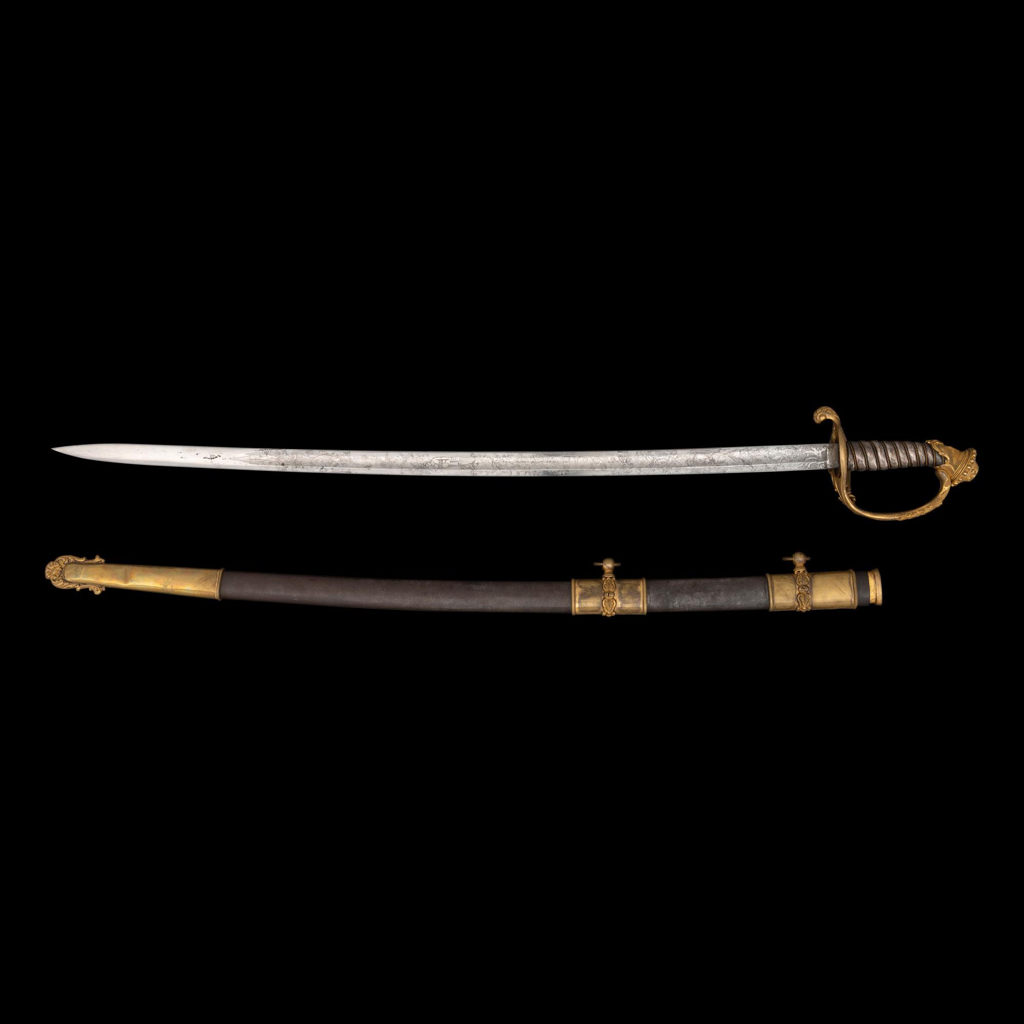 Very Fine Schuyler, Hartley & Graham Presentation Sword of Lt. Col. C.S. Hansen, 20th KY Inf. & 37th KY Mounted Inf.- WIA & POW at Saltville, VA
