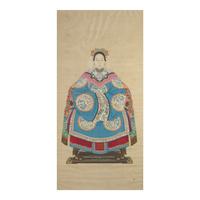 A Chinese Ancestor Portrait, Qing Dynasty 清 祖先像
