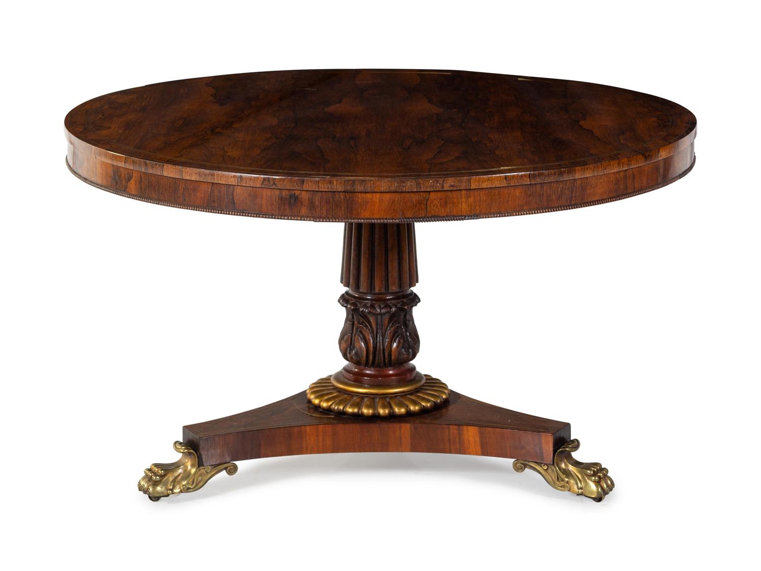 A Regency Rosewood Breakfast Table