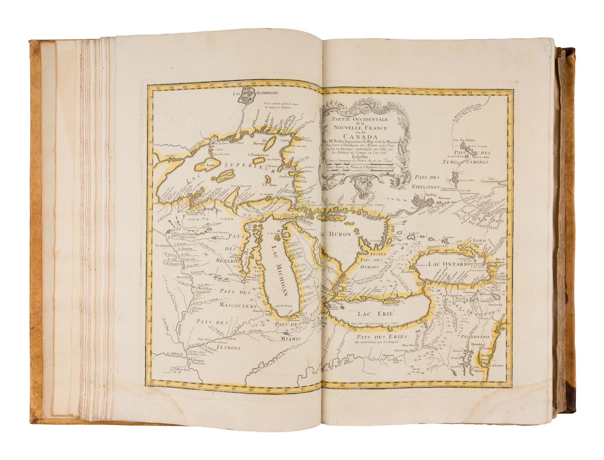 [MAPS]. HOMANN, Johann Baptist (1663-1724), HOMANN HEIRS, and Georg Matthäus SEUTTER (1678-1757). [Composite Atlas]. [Nuremberg, Augsburg, and others: Homann Heirs and others, maps dated between 1728-1765].