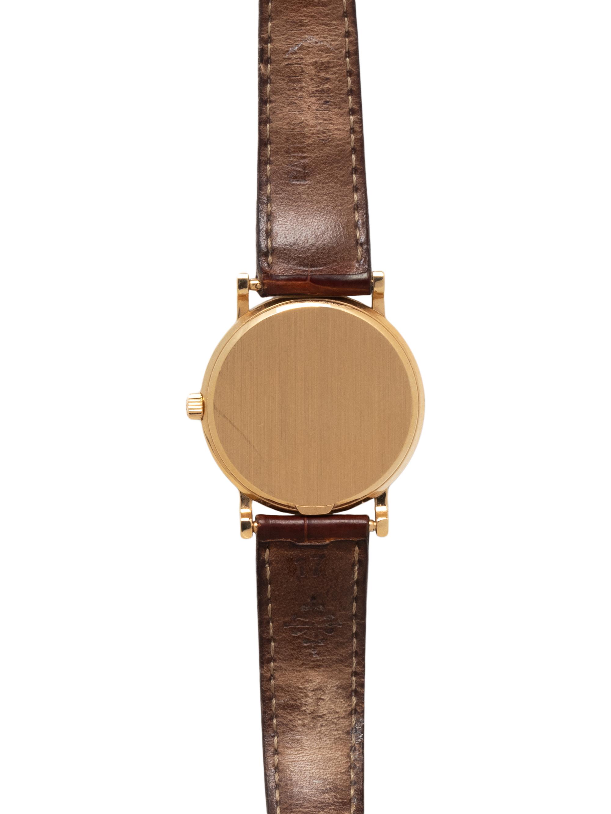 PATEK PHILIPPE, REF. 3802 18K YELLOW GOLD 'CALATRAVA' WATCH