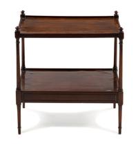 A Regency Mahogany Side Table, Height 25 x width 24 x depth 14 inches