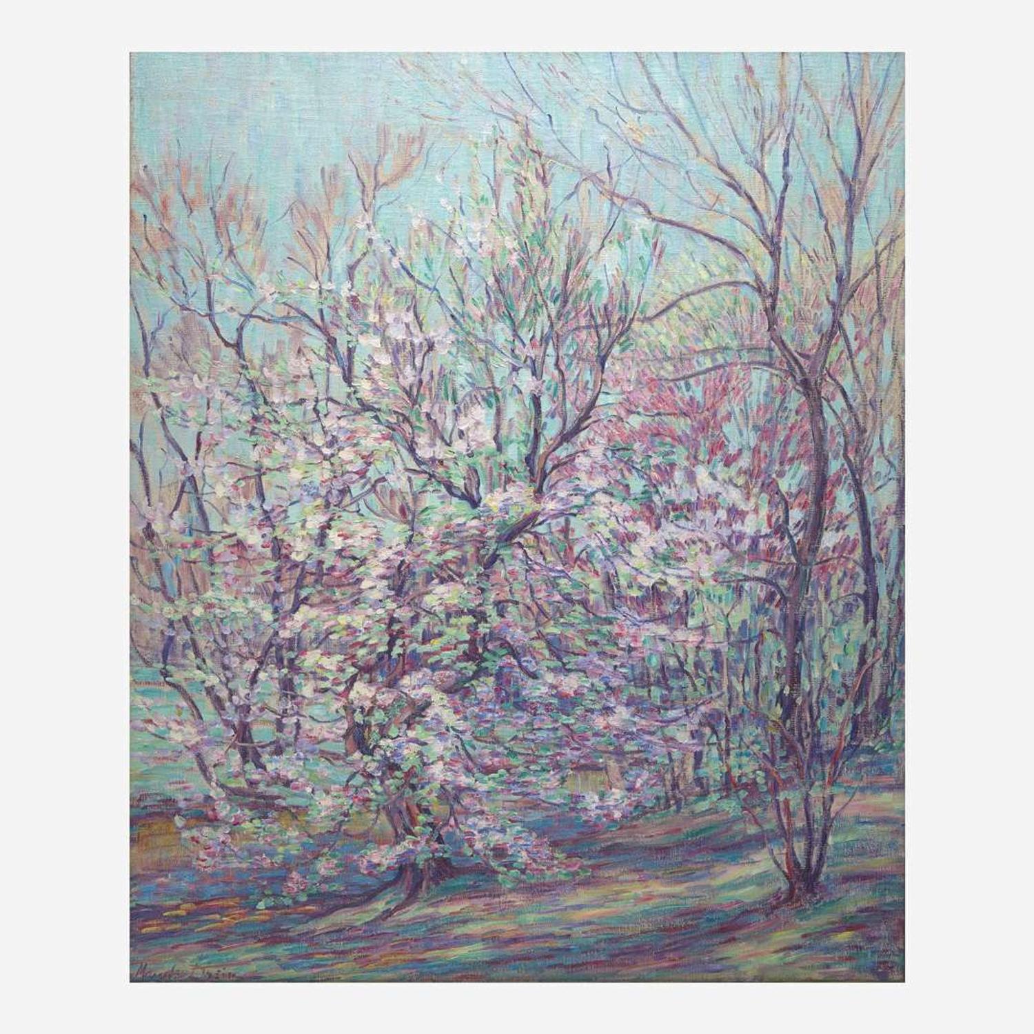 Maude Drein Bryant (American, 1880-1946) Blossoming Trees