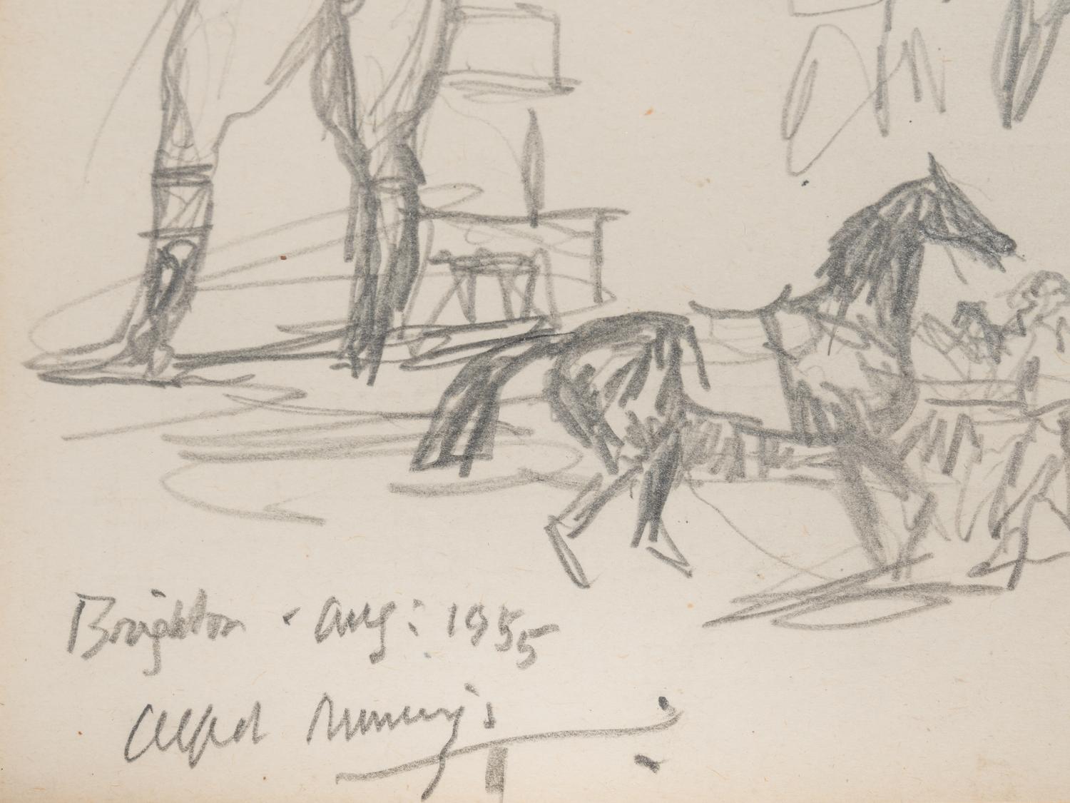 Study of Jockey & Horses Before the Start