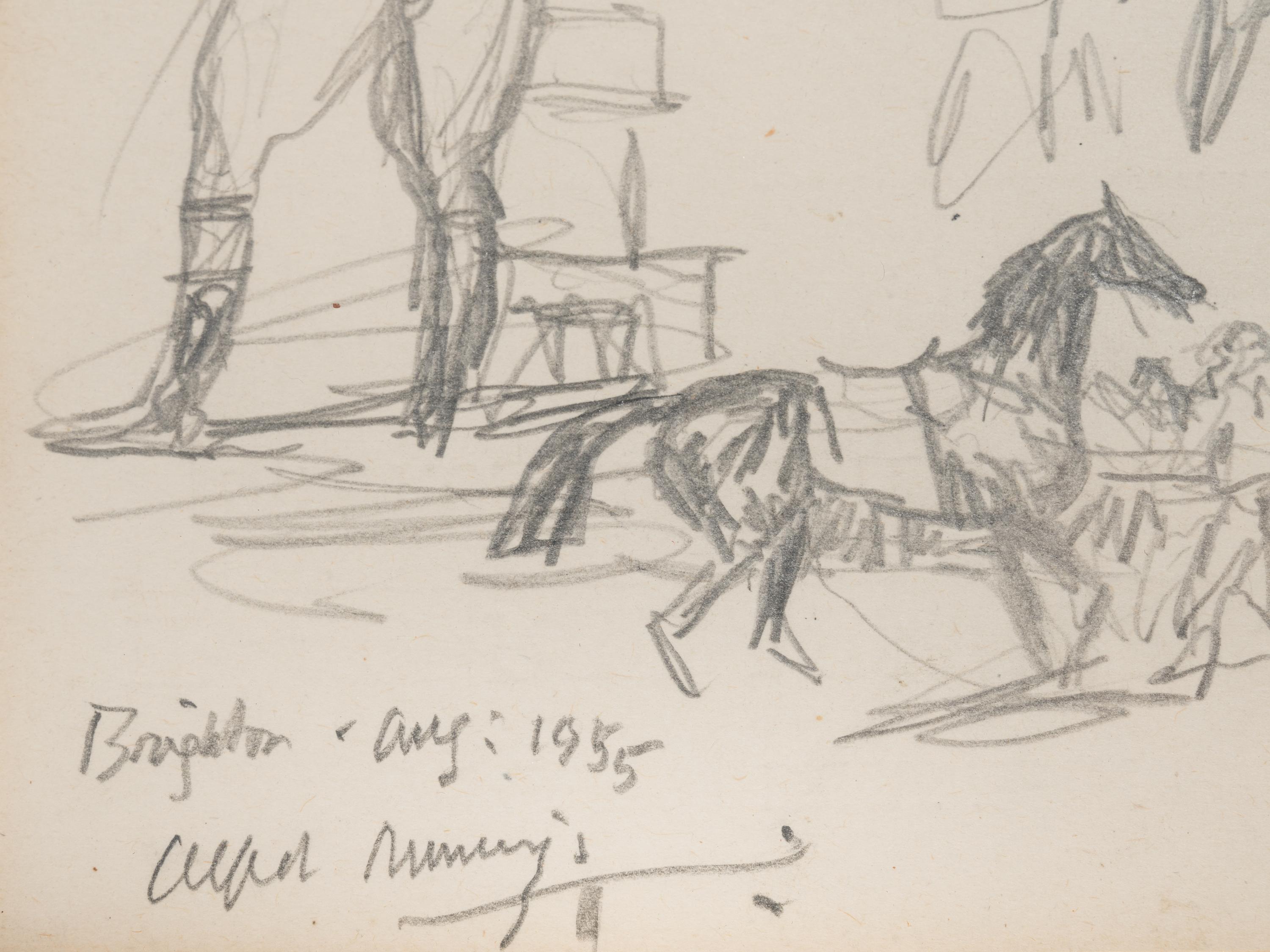 Study of Jockey & Horses Before the Start