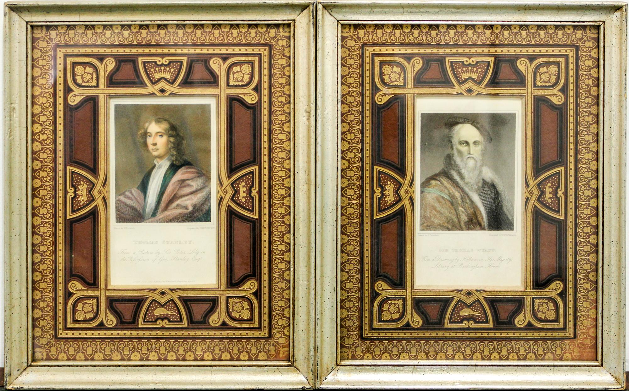 A Group of Six English Prints Each 12 x 9 1/2 inches overall.