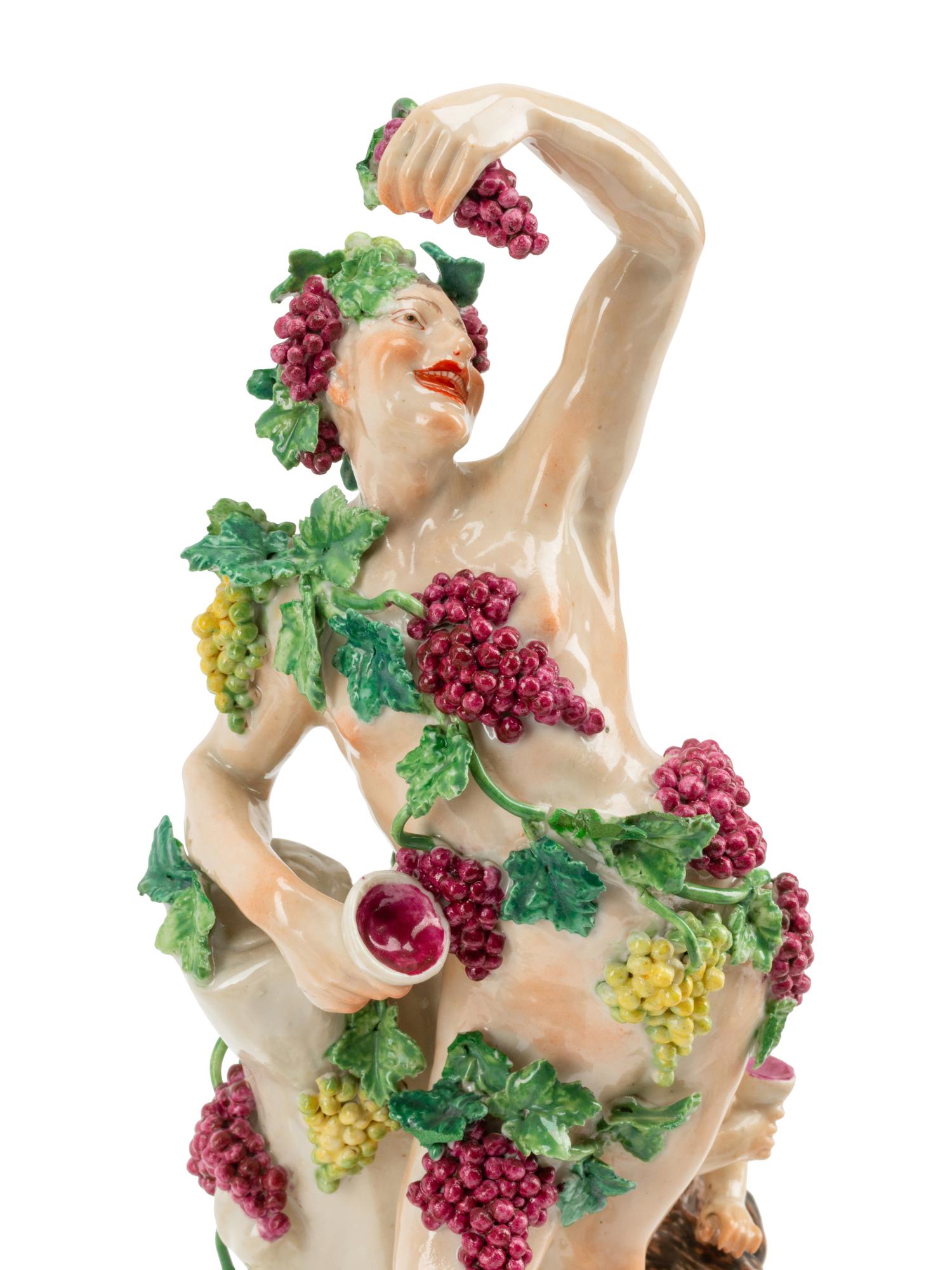 A Set of Four Continental Porcelain Figural Groups Allegorical of the Seasons