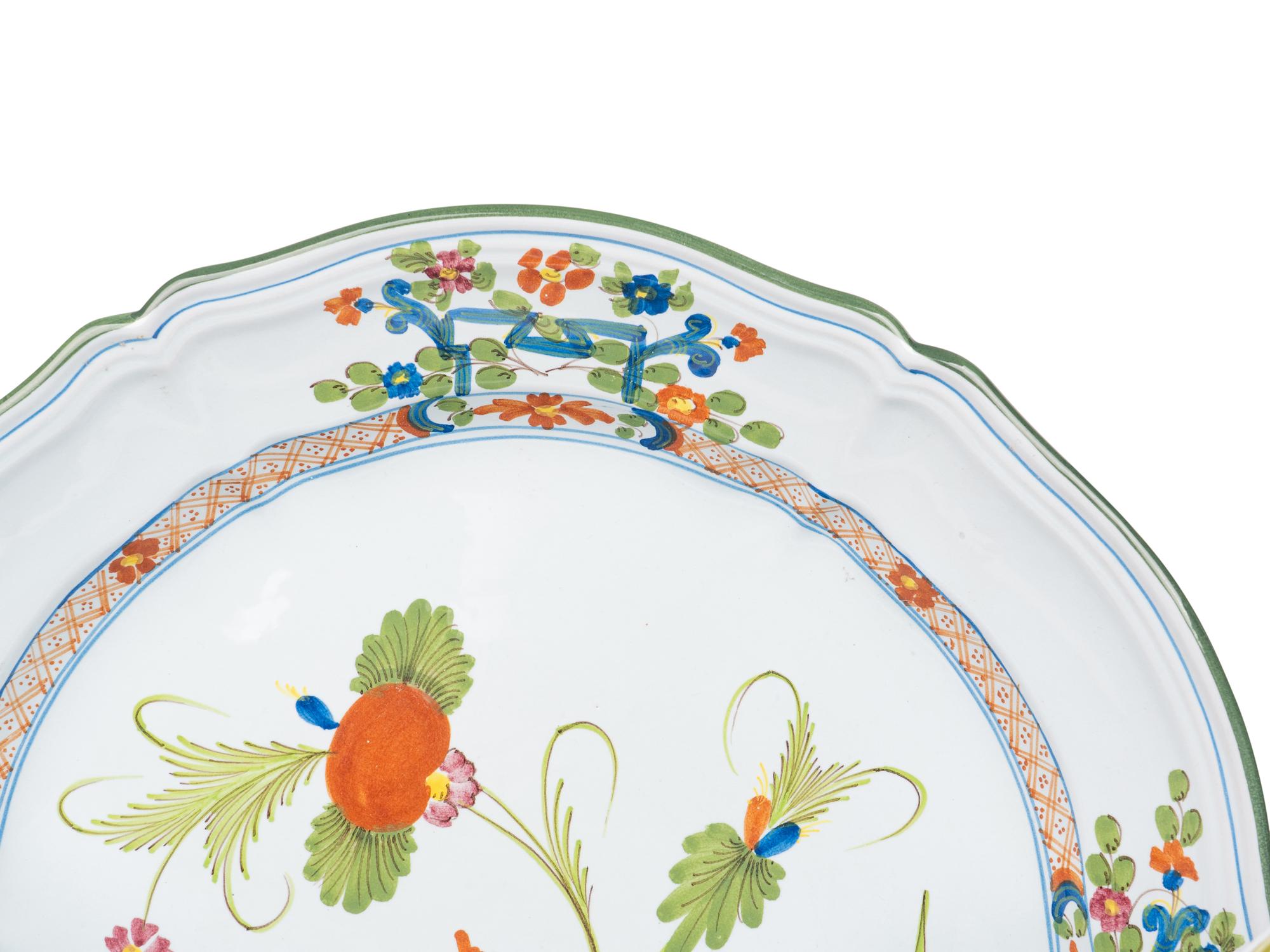 An Italian Faience Dinner Service