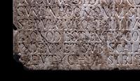A Roman Marble Commemorative Plaque