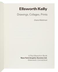 [KELLY, Ellsworth (1923-2015)]. WALDMAN, Diane. Ellsworth Kelly: Drawings, Collages, Prints: Greenwich, CT: New York Graphic Society, 1971.